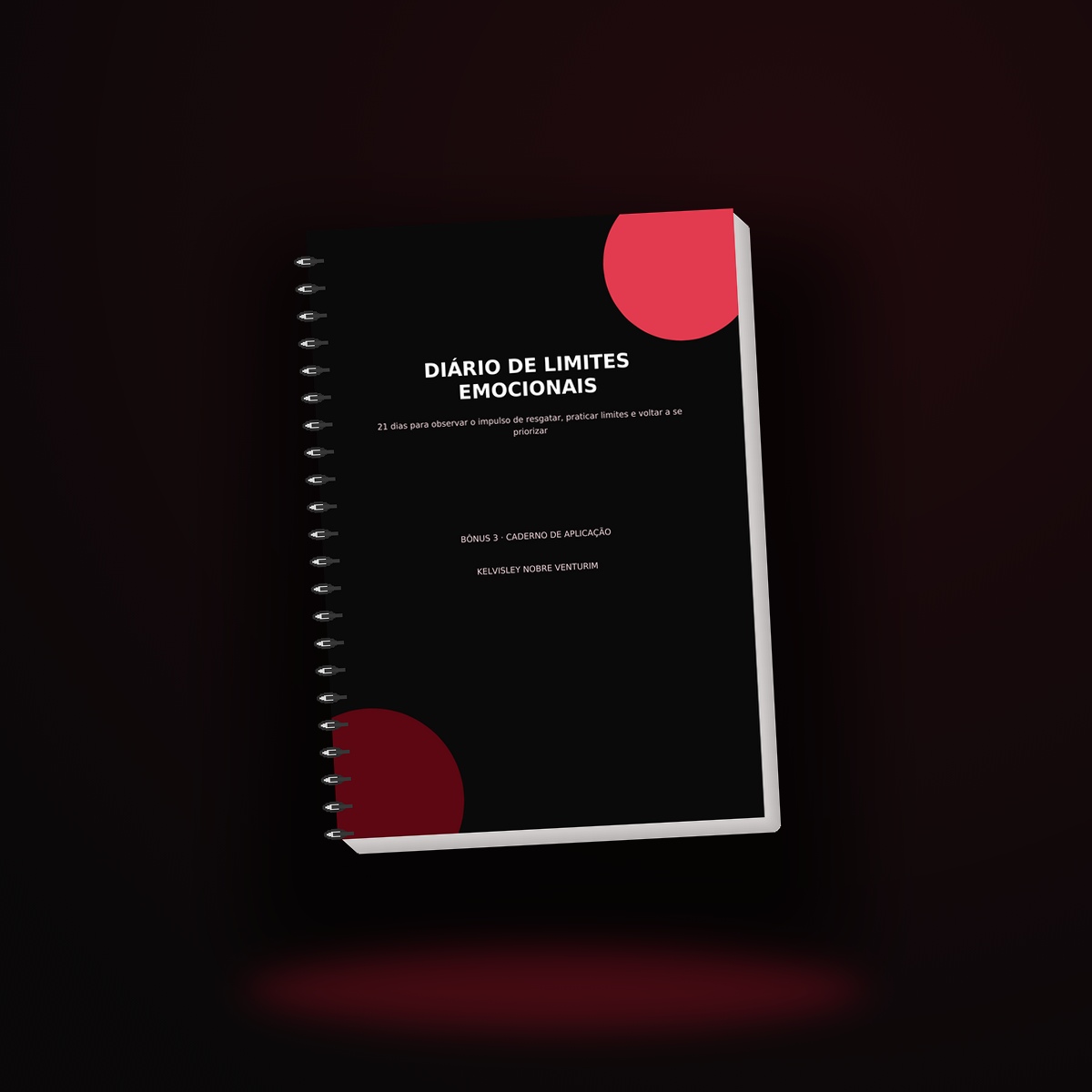 Mockup do Diário de Limites Emocionais
